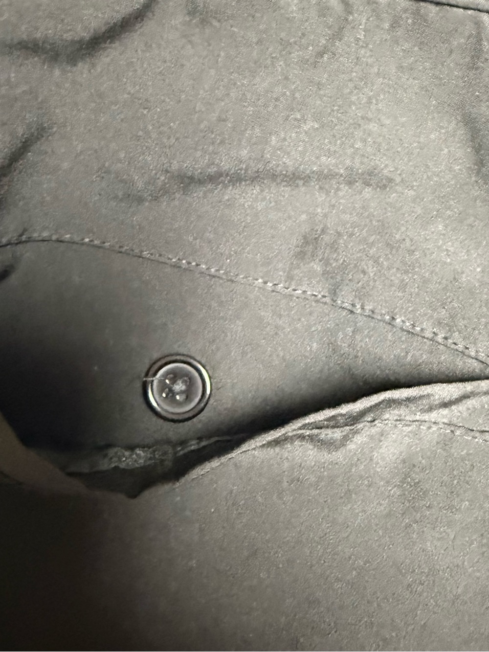 Essentials Black Flat-Front Men's Shorts - Picture 3 of 5